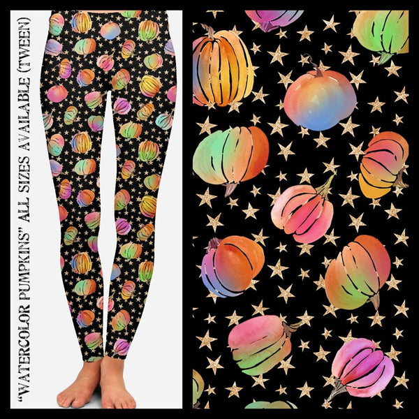 WATER COLOR PUMPKINS