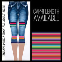 PEEK A BOO SERAPE LEGGINGS