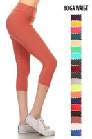 PREMIUM SOLID CAPRIS - ONE SIZE (OS) - ASST COLORS