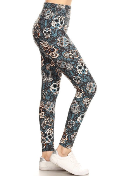 SUGAR SKULLS PREMIUM LEGGINGS