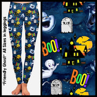 Friendly Ghost Leggings (Kids)