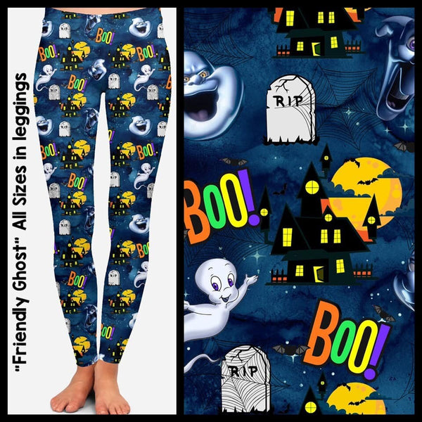 Friendly Ghost Leggings (Kids)