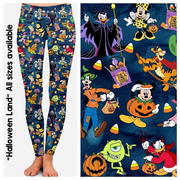 Halloween Land Leggings (Kids)