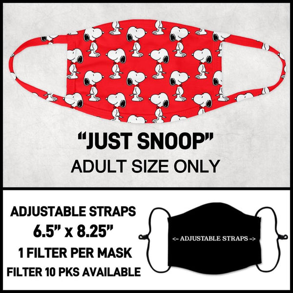 JUST SNOOP FACE MASK