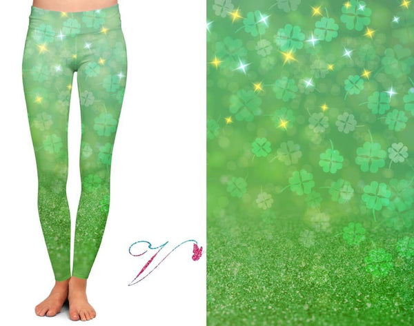 Lucky In Glitter Leggings