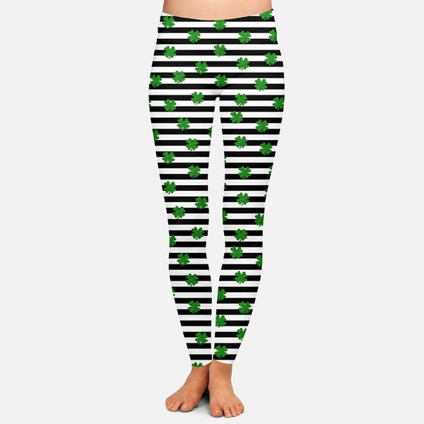 Shamrock Stripes Leggings