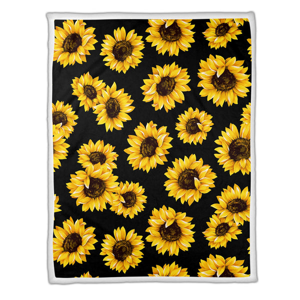 MINKY BLANKET - SUNFLOWERS