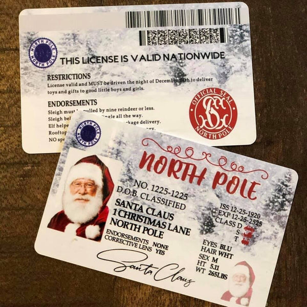 SANTA/ELF ID CARDS