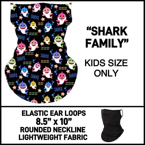 BABY SHARK KIDS MASK (EAR LOOPS)