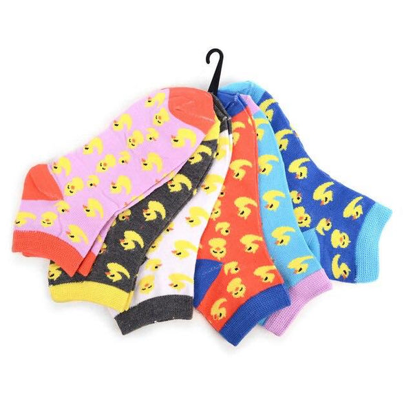 WOMENS NOVELTY ANKLE SOCKS 6 PACK