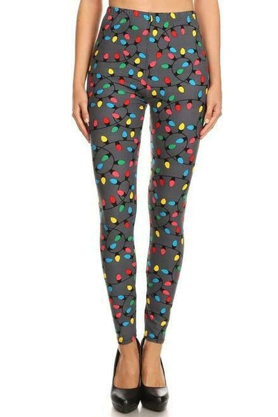 CHRISTMAS LIGHTS KIDS PREMIUM LEGGINGS