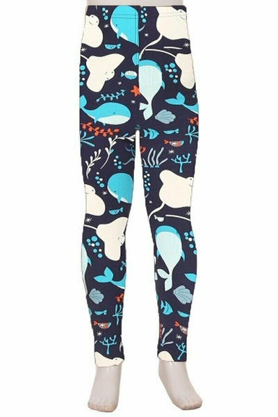 OCEAN LIFE KIDS PREMIUM LEGGINGS
