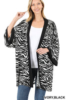 ZEBRA PRINT KIMONO