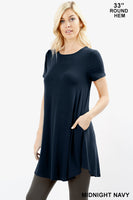 POCKET TUNIC - ASST COLORS