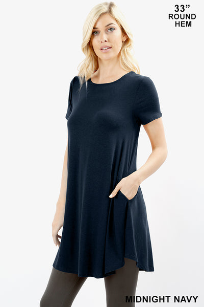 POCKET TUNIC - ASST COLORS