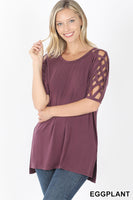CRISS-CROSS SHOULDER TOP