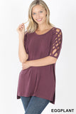 CRISS-CROSS SHOULDER TOP