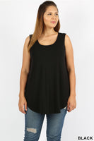 PLUS RELAXED TANK - ASST COLORS