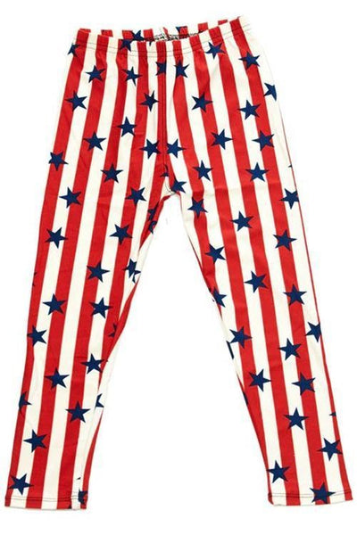 STARS AND STRIPES KIDS PREMIUM LEGGINGS