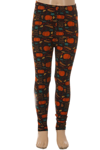THANKSGIVING KIDS PREMIUM LEGGINGS
