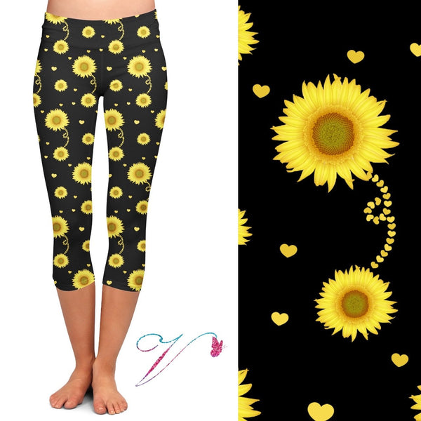 SUNFLOWERS AND HEARTS